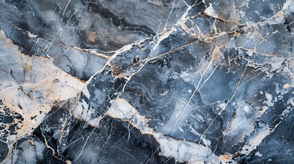 Aufkleber - Marble texture background Natural breccia marble tiles for ceramic wall tiles and floor tiles marble stone texture for digital wall tiles Rustic rough marble gvt pgvt tile : Generative AI
