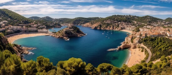 Coastal Town nestled between two bays