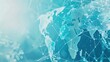© Ahmad-Muslimin - A Light Blue Background Featuring a Digital World Map and Global Network Connections: Representing International Business and Connectivity with Generative AI