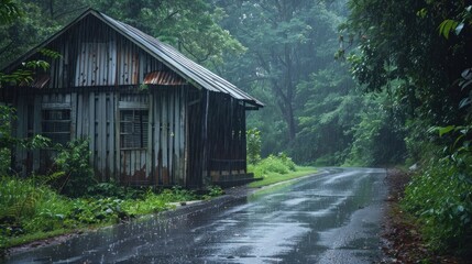 A Cabin in the Rain