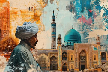 Poster - Collage arabic culture and religion