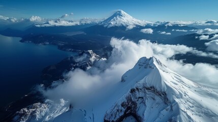 An active volcano in the Chilean Lake District, offering dramatic views and adventure activities such as hiking and skiing