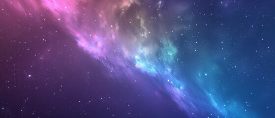 night sky, space, galaxy, aurora