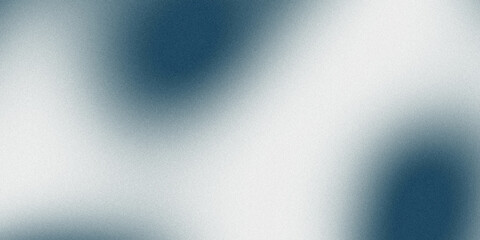 Poster - Blue grainy texture creating blurred shapes and a gradient effect in an abstract background