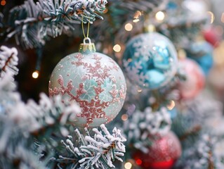 Canvas Print - Christmas Ornament Close Up