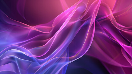 Wall Mural - Abstract flowing sensual pink and purple gradient sexy smoke erotic wave curves soft lines depth texture and copy space background wallpaper backdrop eye catching color romance love romantic noir