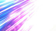 © id512 - abstract blue and purple neon light rays and lines transparent background
