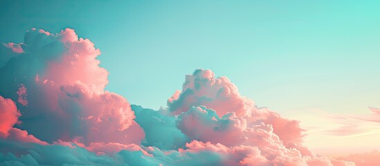 Poster - Cloudy sky with copy space image in the background