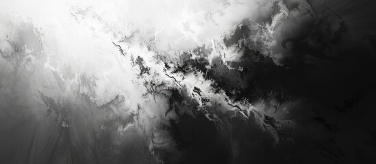 Poster - Aesthetic abstract backdrop in shades of black white and gray for use as an advertising background or wallpaper with plenty of copy space image