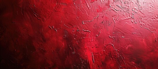 Aufkleber - Abstract crimson wall background with various shades of red in a copy space image