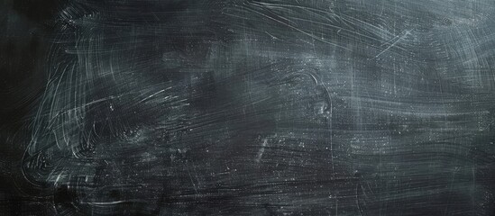 Aufkleber - Chalk smudge on blackboard serves as a textured backdrop with room for text or graphics in a copy space image
