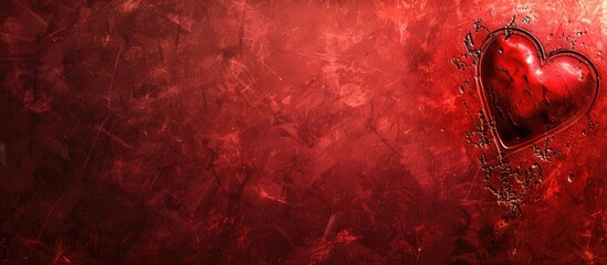 Aufkleber - Background with a heart themed texture ideal for adding text or graphics with copy space image