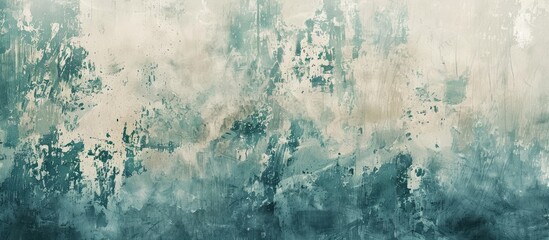 Canvas Print - Abstract background adorned with delicate brush strokes creating a beautiful painted surface design ideal for banners with copy space images against a textured wall backdrop