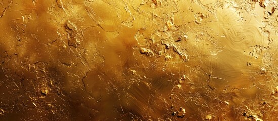 Aufkleber - Ideal background with gold colored paint for copy space image