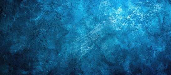 Aufkleber - Grunge blue background with copy space image for design and text