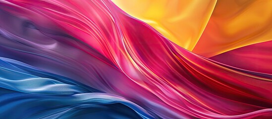 Poster - Vibrant abstract backdrop with ample copy space image