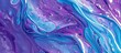 © HN Works - Swirling patterns of purple and blue paint creating an abstract design with copy space image