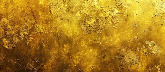Aufkleber - Golden yellow texture creating a luxurious background with ample copy space image available