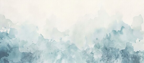 Leinwandbilder - A textured background with a watercolor pattern resembling white paper featuring ample copy space image