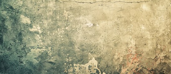 Leinwandbilder - Retro style artwork design featuring a vintage or grungy natural cement texture as a wall pattern with a rustic and aged appearance ideal for copy space image