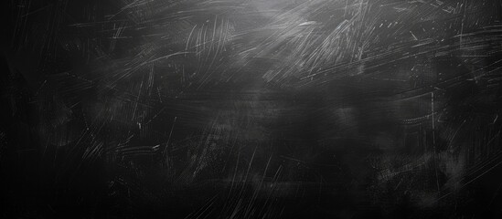 Poster - Texture of a black chalkboard providing a background for adding custom text to the copy space image