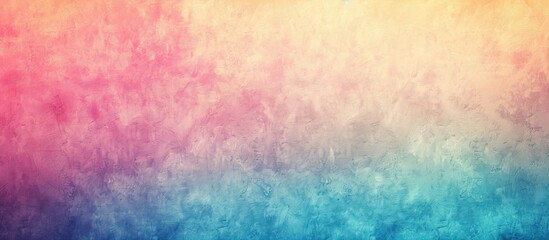 Fototapete - Vibrant pastel colored sky with a textured background perfect for copy space image