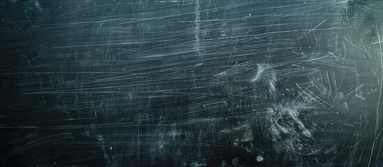Fototapete - Erased chalk marks on a blackboard with copy space image