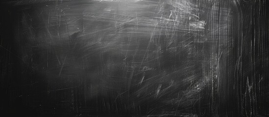 Fototapete - Chalk smudged on blackboard as a textured background for adding copy space images or graphics