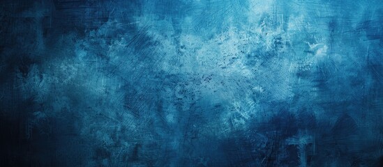 Aufkleber - Grunge blue texture background with artistic design and vignette ideal for a copy space image