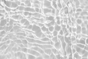 Wall Mural - abstract white transparent water shadow surface texture natural ripple background