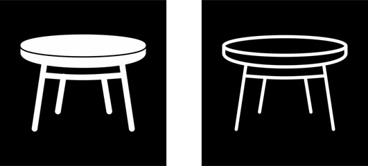 Poster - Small Table Vector Icon