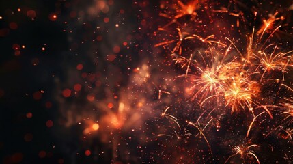 Firework Celebration. Abstract Background with Colorful Lights for Party Event