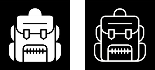 Poster - Backpack Vector Icon