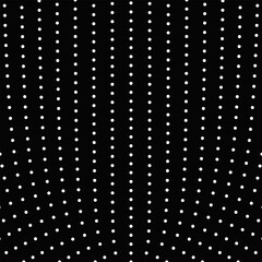 Poster - halftone circle pattern background - monochrome abstract vector design