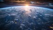 © 楠 刘 - Realistic Space Scene Captured with Shallow Focus, Featuring Stars and Nebulae. Photorealistic Detail from Canon EOS 5D Mark IV DSLR with 35mm Lens, f/5.6 Aperture, and ISO 100.