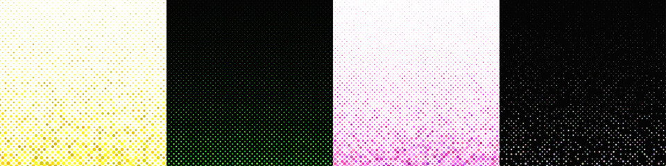 Wall Mural - abstract geometrical dot pattern collection