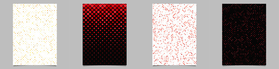 Wall Mural - abstract geometrical brochure background collection