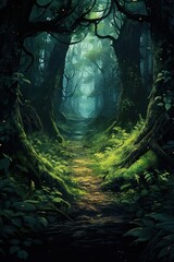 Poster - Forest woodland outdoors nature.