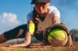 © Igor - female athlete fast pitch softball player