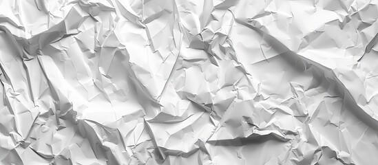 Aufkleber - Texture of crumpled white paper providing copy space image