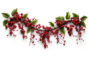 Wall Mural - christmas cherry plant fruit.