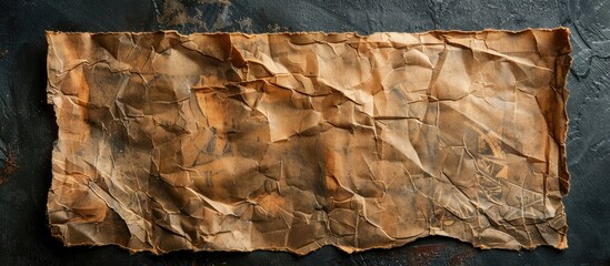 Aufkleber - Vintage paper texture on a dark background with ample copy space image