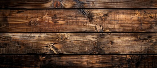 Poster - Background featuring a wooden board texture with copy space image