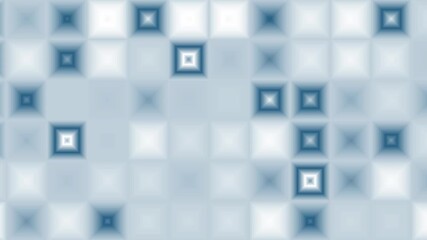 Wall Mural - Abstract geometric square pattern and seamless looping motion background.