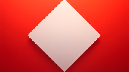 Wall Mural - red and white abstract geometric background.