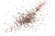 © id512 - scattered black ground pepper, spice flying isolated on transparent background