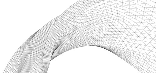 Wall Mural - architectural drawing. geometric background