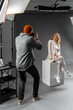 © Big Shot Theory - A professional photographer is taking pictures of a fashion model in a studio environment