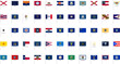 © yan4ik - Flags of US States. Flags of all American states on white background. Vector illustration