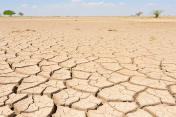 Poster - Cracked ground outdoors climate nature.